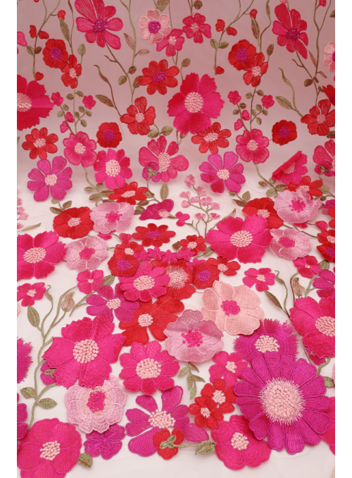 Renda Flores 3D