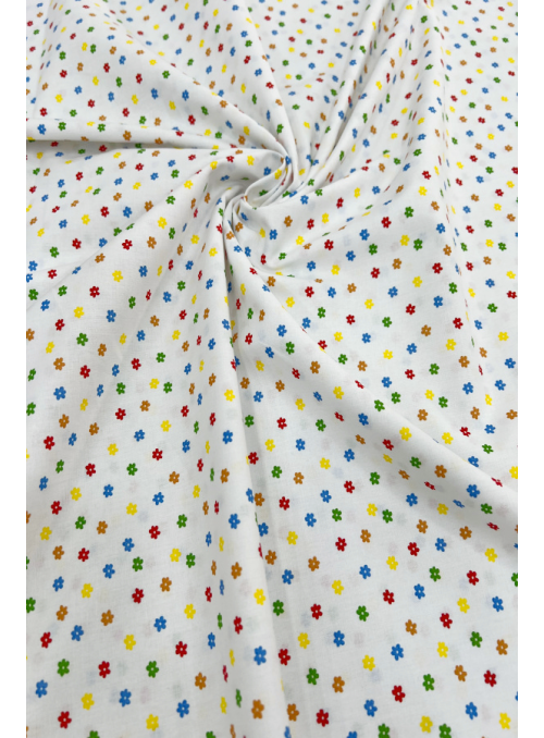 Algodón Flores Colores