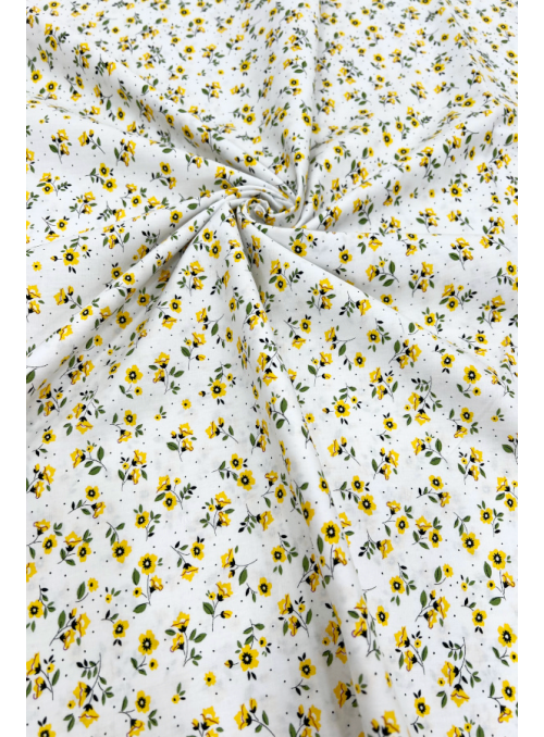 copy of Algodón Flores Azul