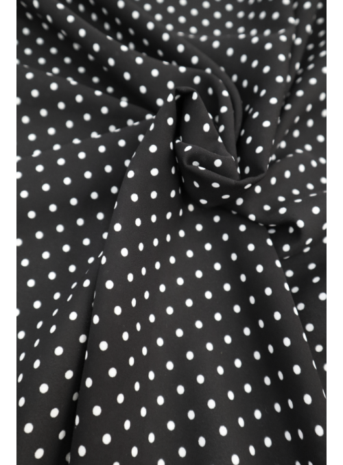 Georgete Polka Preto e Branco